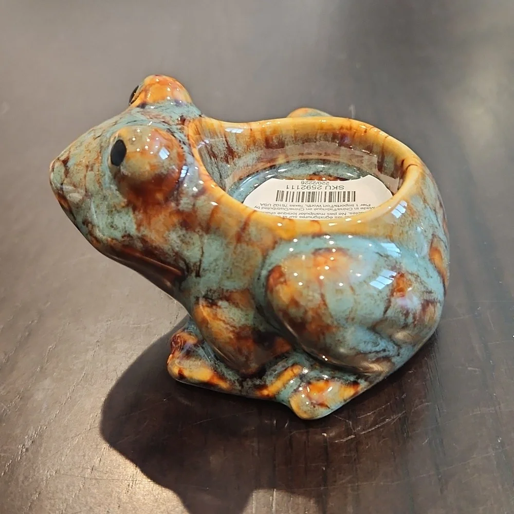 PIER 1 Import Frog Tealite Holder, NEW - Picture 4 of 16